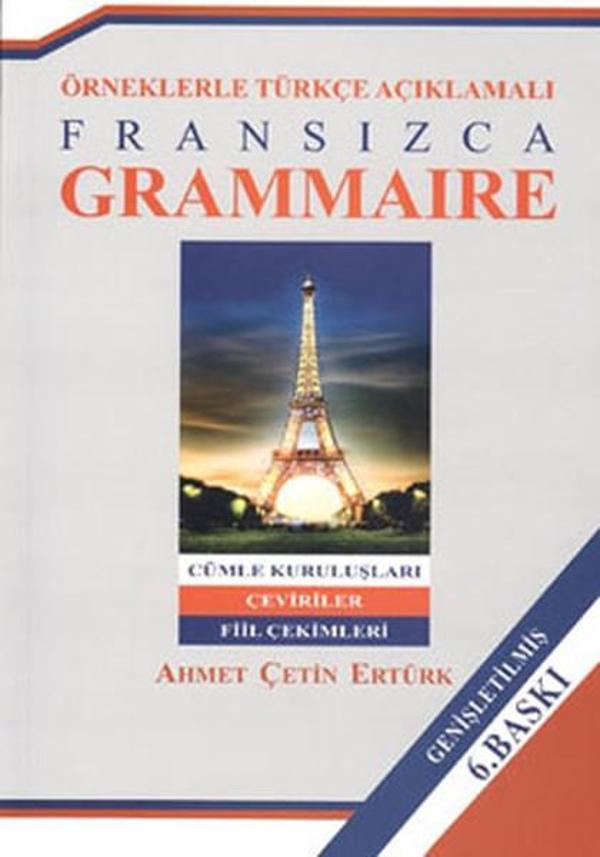 Bilge Fransızca Grammaıre Cümle Kuruluşları Çeviriler Fiil Çekimleri - Ahmet Çetin Ertürk - Image 1
