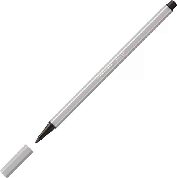 STABİLO 68 PEN KEÇE UÇLU KALEM 94 AÇIK GRİ - Image 1