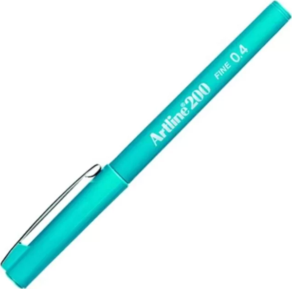 ARTLİNE EK-200N FİNELİNER KEÇE UÇLU KALEM 0.4mm GÖK MAVİSİ - Image 1