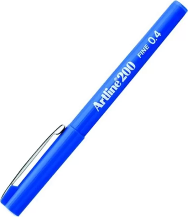 ARTLİNE EK-200N FİNELİNER KEÇE UÇLU KALEM 0.4mm MAVİ - Image 1