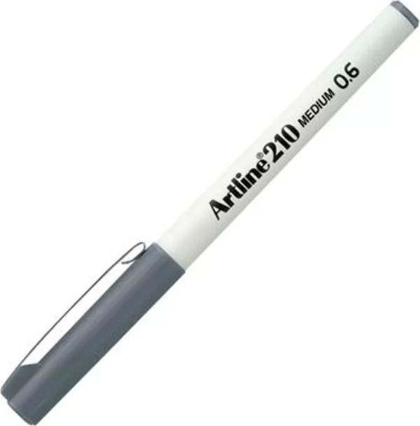 ARTLİNE EK-210N KEÇE UÇLU KALEM 0.6mm GRİ - Image 1