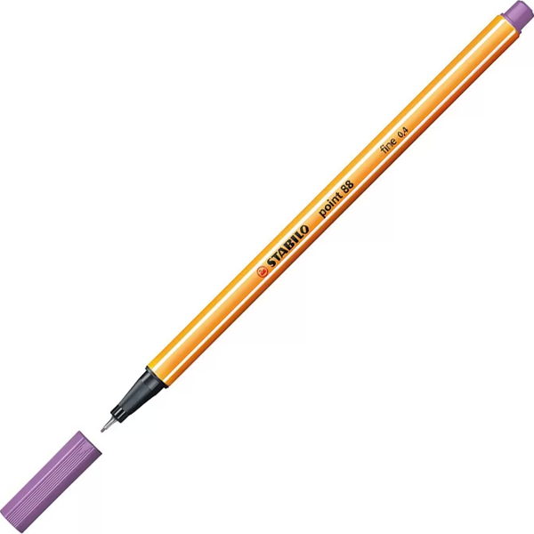 STABİLO 88 POİNT FİNELİNER KEÇE UÇLU KALEM 0.4mm 59 AÇIK LİLA - Image 1
