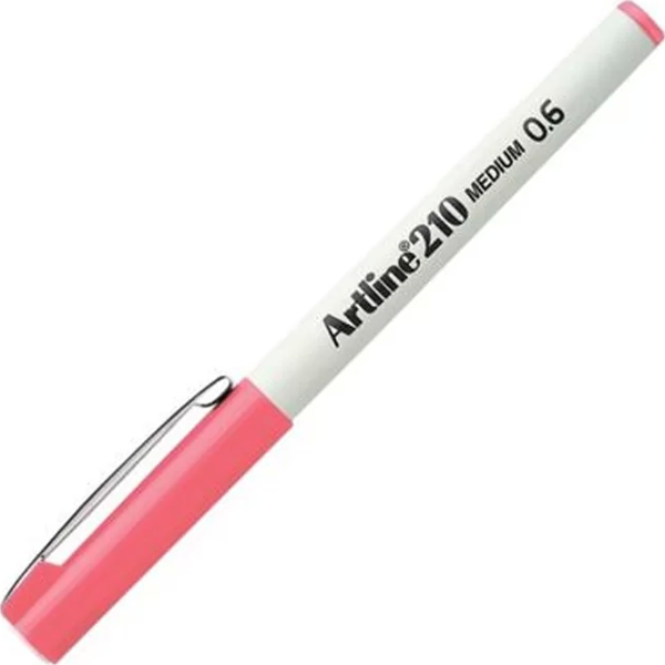 ARTLİNE EK-210N KEÇE UÇLU KALEM 0.6mm PEMBE - Image 1