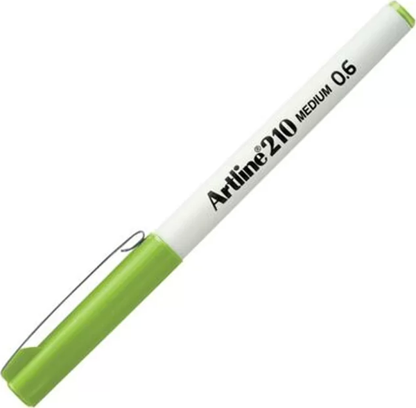 ARTLİNE EK-210N KEÇE UÇLU KALEM 0.6mm SARIMSI YEŞİL - Image 1