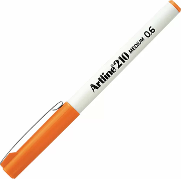 ARTLİNE EK-210N KEÇE UÇLU KALEM 0.6mm TURUNCU - Image 1