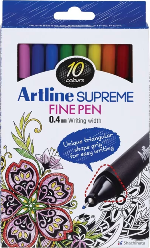 ARTLİNE EPFS-200 SUPREME FİNELİNER KEÇE UÇLU KALEM 0.4mm 10 RENK - Image 1