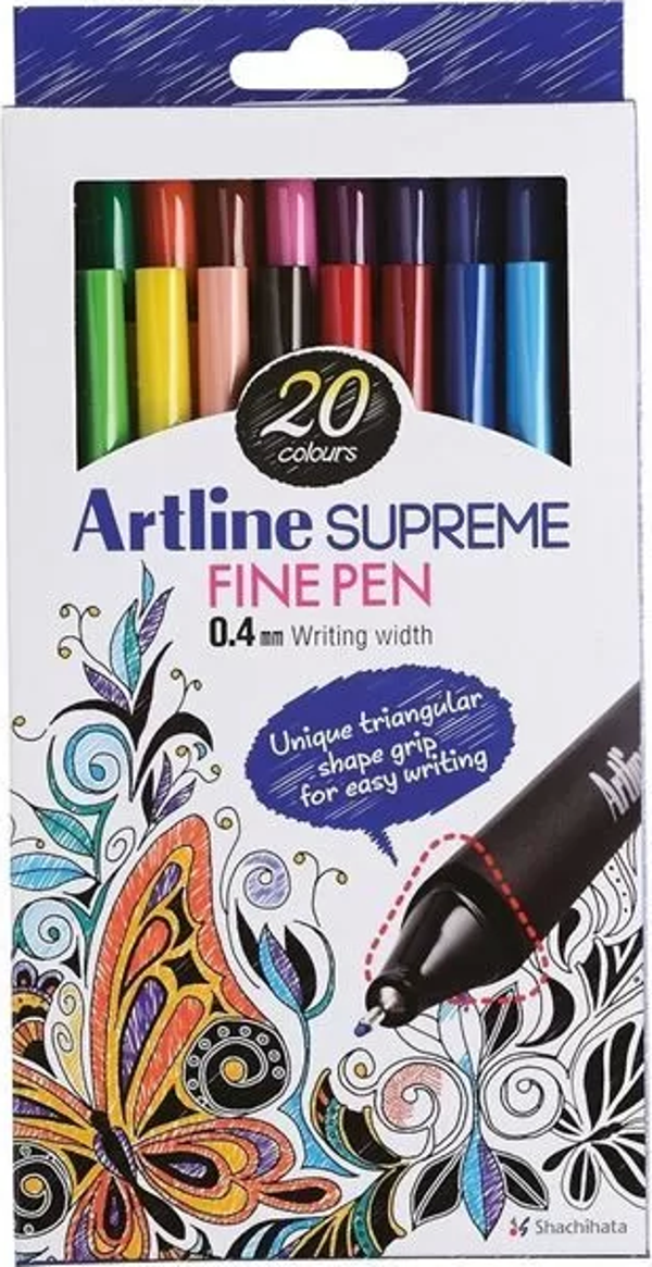 ARTLİNE EPFS-200 SUPREME FİNELİNER KEÇE UÇLU KALEM 0.4mm 20 RENK - Image 1