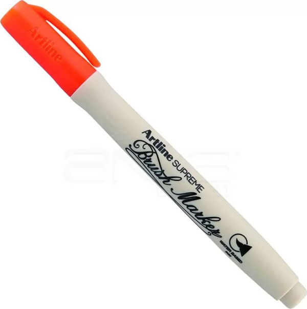Artline Supreme Brush Marker Fırça Uçlu Kalem Orange - Image 1