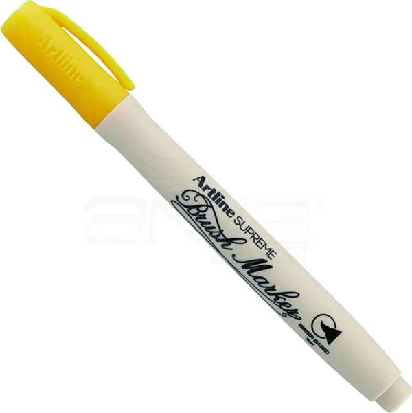 Artline Supreme Brush Marker Fırça Uçlu Kalem Yellow - Image 1