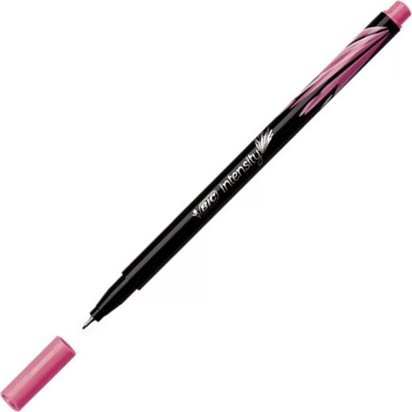 BİC İNTENSİTY FİNELİNER KEÇE UÇLU KALEM PEMBE (942065) - Image 1