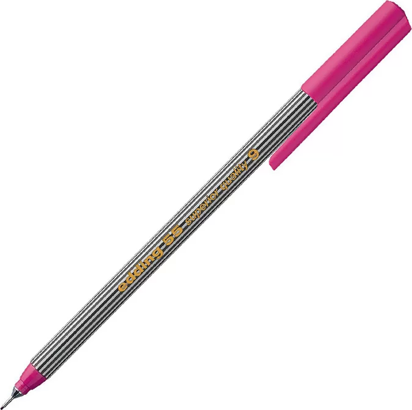 EDDİNG E-55 FİNELİNER KEÇE UÇLU KALEM PEMBE - Image 1