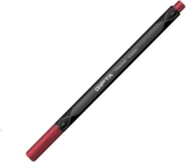 GIPTA FİNELİNER KEÇE UÇLU KALEM 0.4mm BORDO - Image 1