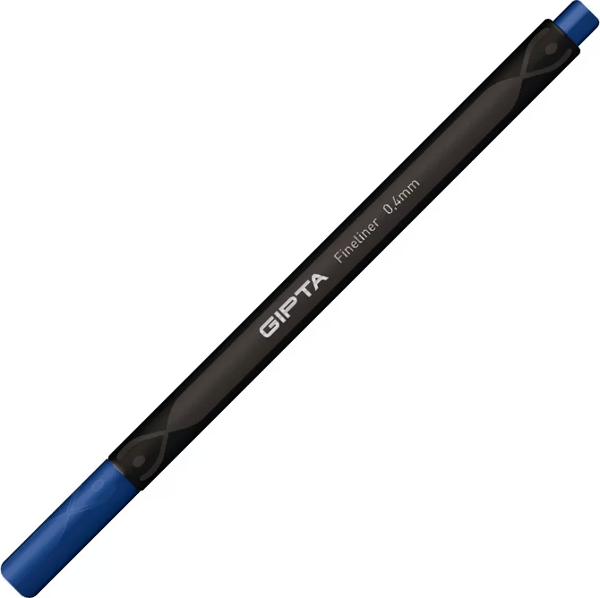 GIPTA FİNELİNER KEÇE UÇLU KALEM 0.4mm GECE MAVİSİ - Image 1