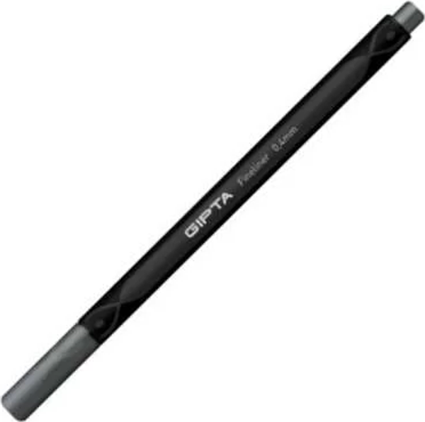 GIPTA FİNELİNER KEÇE UÇLU KALEM 0.4mm GRİ - Image 1