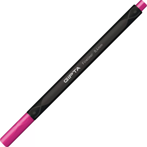 GIPTA FİNELİNER KEÇE UÇLU KALEM 0.4mm PEMBE - Image 1