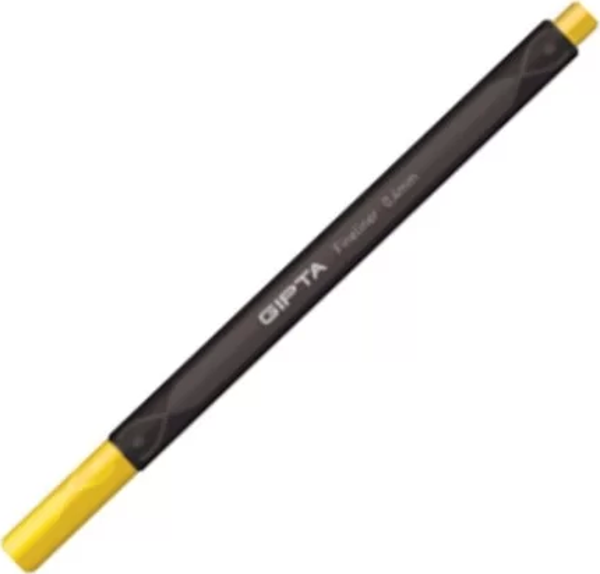 GIPTA FİNELİNER KEÇE UÇLU KALEM 0.4mm SARI - Image 1