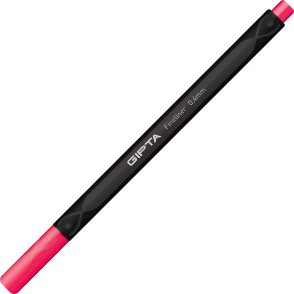 GIPTA FİNELİNER KEÇE UÇLU KALEM 0.4mm ŞEKER PEMBESİ - Image 1
