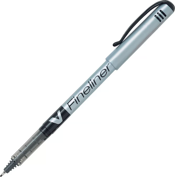 PİLOT V-FİNELİNER KEÇE UÇLU KALEM SİYAH (51004108) (SW-VPP-B) - Image 1