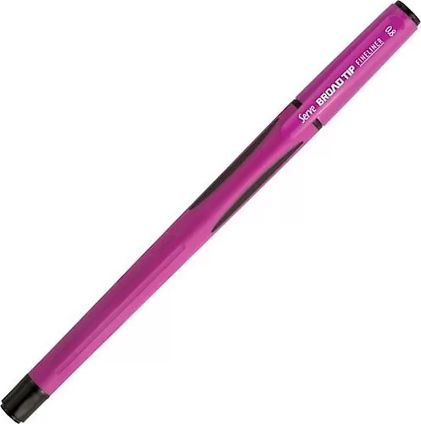SERVE BROAD TİP FİNELİNER KEÇE UÇLU KALEM 0.8mm PEMBE - Image 1