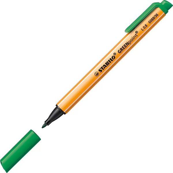 STABİLO 6088-36 GREENPOİNT KEÇE UÇLU KALEM YEŞİL - Image 1