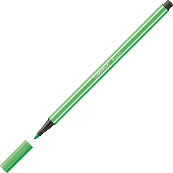 STABİLO 68 PEN KEÇE UÇLU KALEM 16 ZEYTİN YEŞİLİ - Image 1