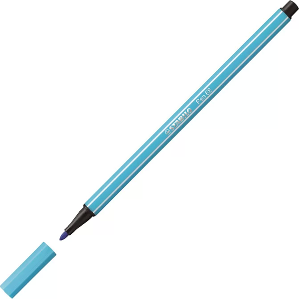 STABİLO 68 PEN KEÇE UÇLU KALEM 31 AÇIK MAVİ - Image 1