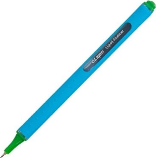 LİQEO F-8027-150 FİNELİNER KEÇE UÇLU KALEM 0.4mm AÇIK YEŞİL - Image 1