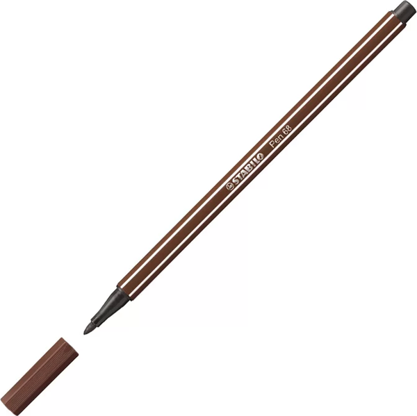 STABİLO 68 PEN KEÇE UÇLU KALEM 45 KAHVE - Image 1