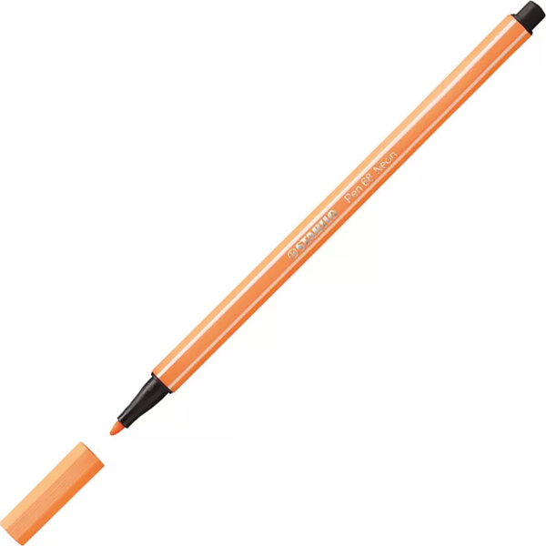 STABİLO 68 PEN KEÇE UÇLU KALEM 54 FLORESAN TURUNCU - Image 1