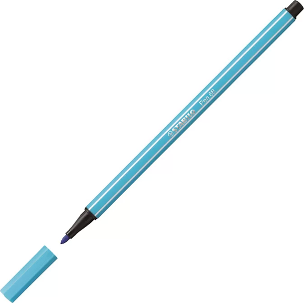 STABİLO 68 PEN KEÇE UÇLU KALEM 57 GÖK MAVİSİ - Image 1