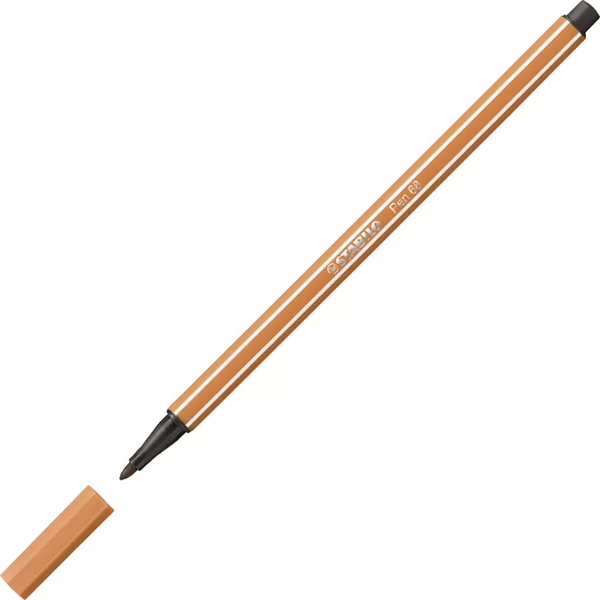 STABİLO 68 PEN KEÇE UÇLU KALEM 89 KOYU KAHVE - Image 1