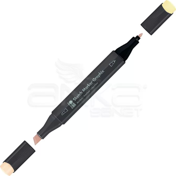Marabu Graphix Sketch Marker Çift Uçlu Kalem 903 Rose Beige - Image 1