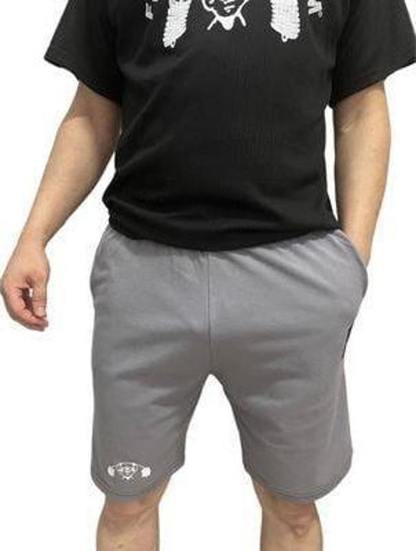 Full Power Gym Unisex Kısa Spor Şort Gri - Image 1