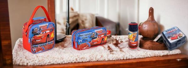 Disney Cars Lisanslı Beslenme Çantası,Kalem Kutusu ,Matara ve Beslenme Kabı - Image 1