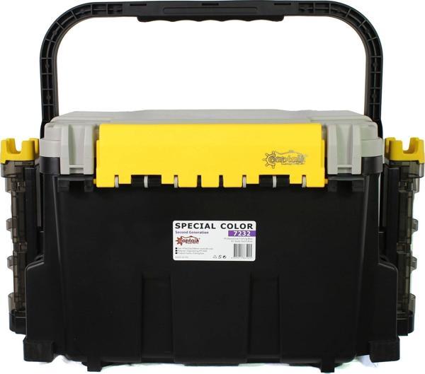 Captain 7232 Profesyonel Surf ve Spin Takım Çantası 2 Kamış Tutucu 47x32x33cm - Image 1