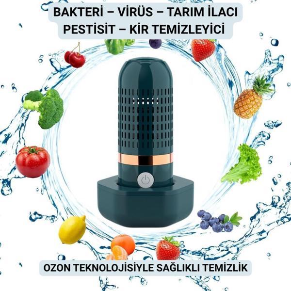 Polham Meyve ve Sebze Yıkama Dezenfekte Makinası, Bakteri, Virüs, Tarım İlacı Pestisit Temizleyici, Ozon Temizleyici - Image 1