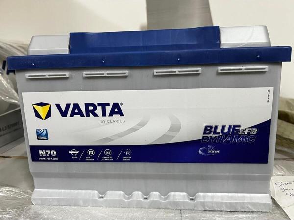 Varta Anabayinde N70 12V70Ah Efb Akü . Iadesiz - Eski Akü İadesiz - Image 1
