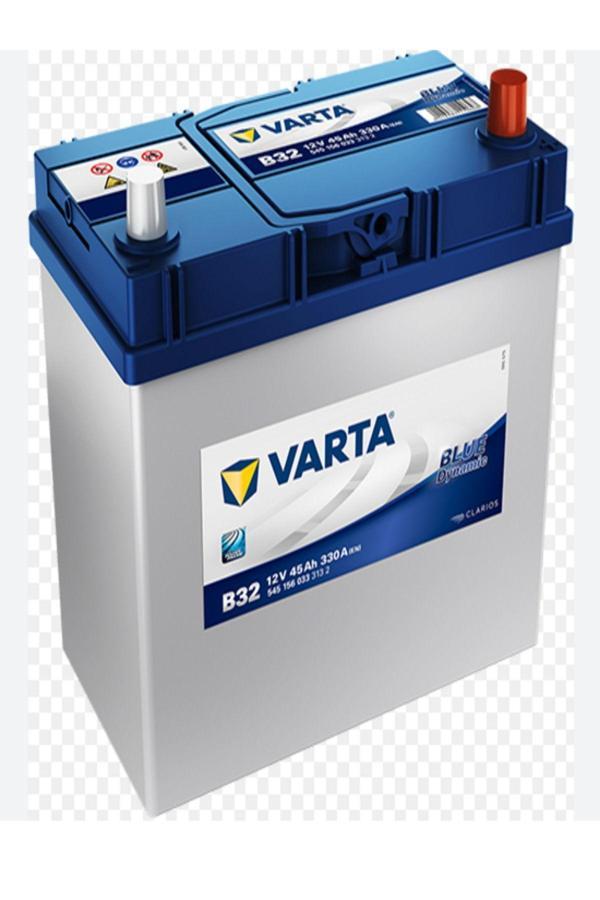 Varta B32 12V 45 Ah Dar Tip Akü. Güncel - Yeni Üretim. - Eski Akü İadesiz - Image 1