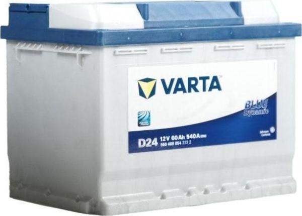 Varta Anabayinden D24 . 12V 60 Ah Amper Iadesiz - Eski Akü İadesiz - Image 1