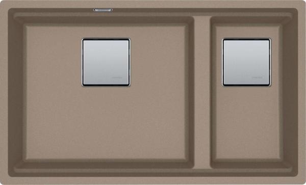 Franke Kubus 2 KNG 120 Oyster Granit Mutfak Eviyesi 76 x 46 cm - Image 1
