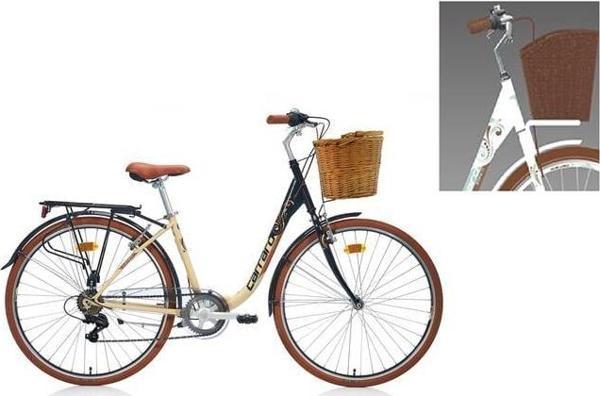 CARRARO JULIANA KADIN ŞEHİR BİSİKLETİ 430H V 28 JANT 7 VİTES BEYAZ BEJ KAHVERENGİ - Image 1