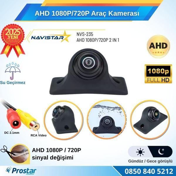 AHD 1080P/720P Silikonlu Arka, Yan ve Ön Görüş Kamerası Rca Soket - Image 1