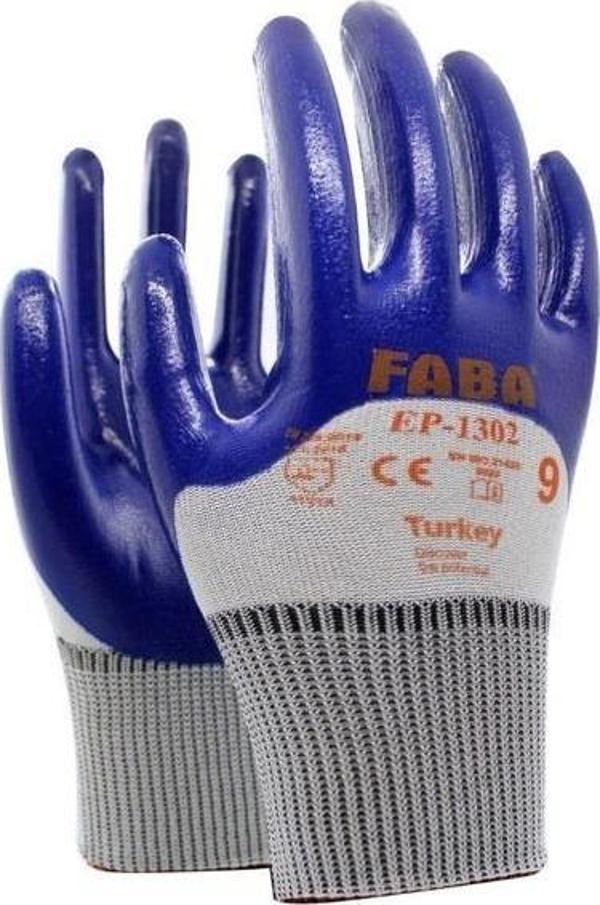 FABA EP-1302-L LACİVERT POLYESTER ELDİVEN L - Image 1