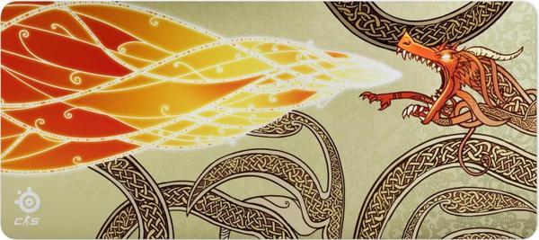 SteelSeries QcK XXL CS2 Dragon Lore Edition Oyun Mouse Pad - Image 1