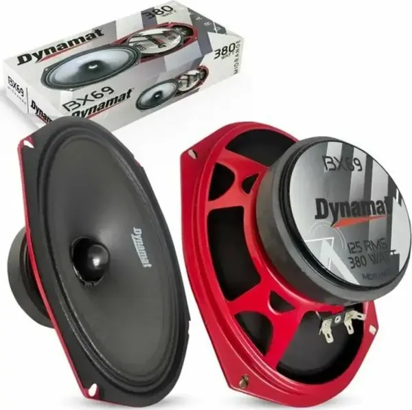 DYNAMAT RX-69-380W MAX-GERÇEK 125W RMS-PROFESYONEL ÜST SERİ KALİTELİ OVAL MİDRANGE-2 ADETTİR - Image 1
