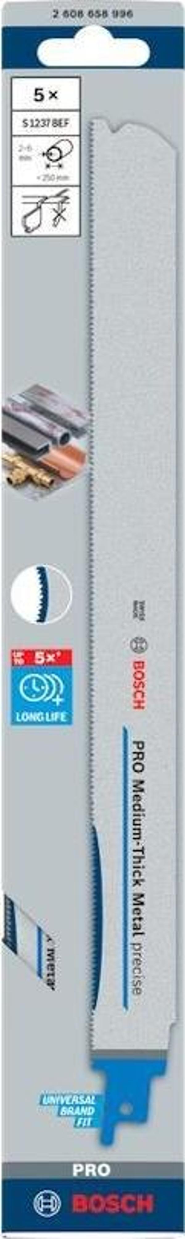 PRO Panter Testere Bıçağı Metal S 1237 BEF 5li - Image 1