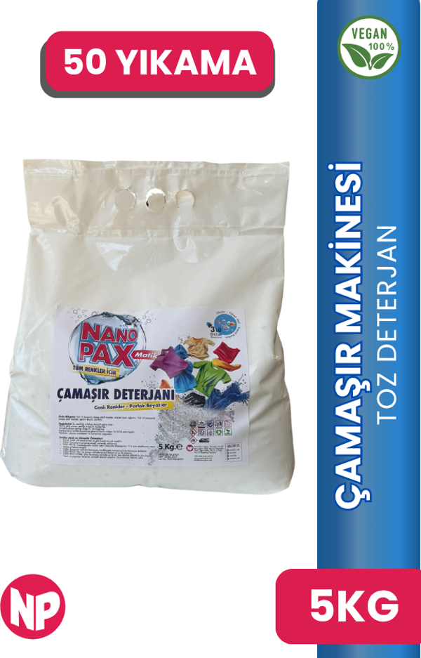 ÇAMAŞIR MAKİNESİ TOZ DETERJANI 5 KG - Image 1