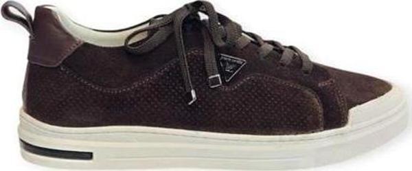 77855 Memory Foam Esnek Taban Hakiki Nubuk Deri Erkek Sneaker Kahve - Image 1