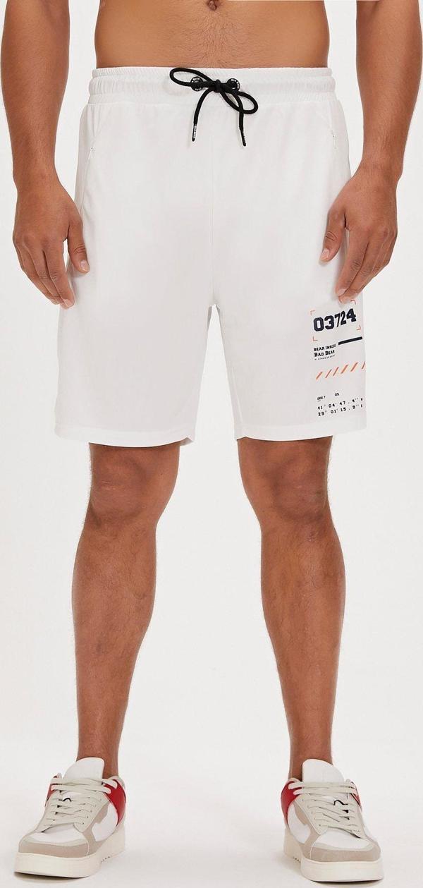 Diego Beyaz Erkek Şort - Image 1