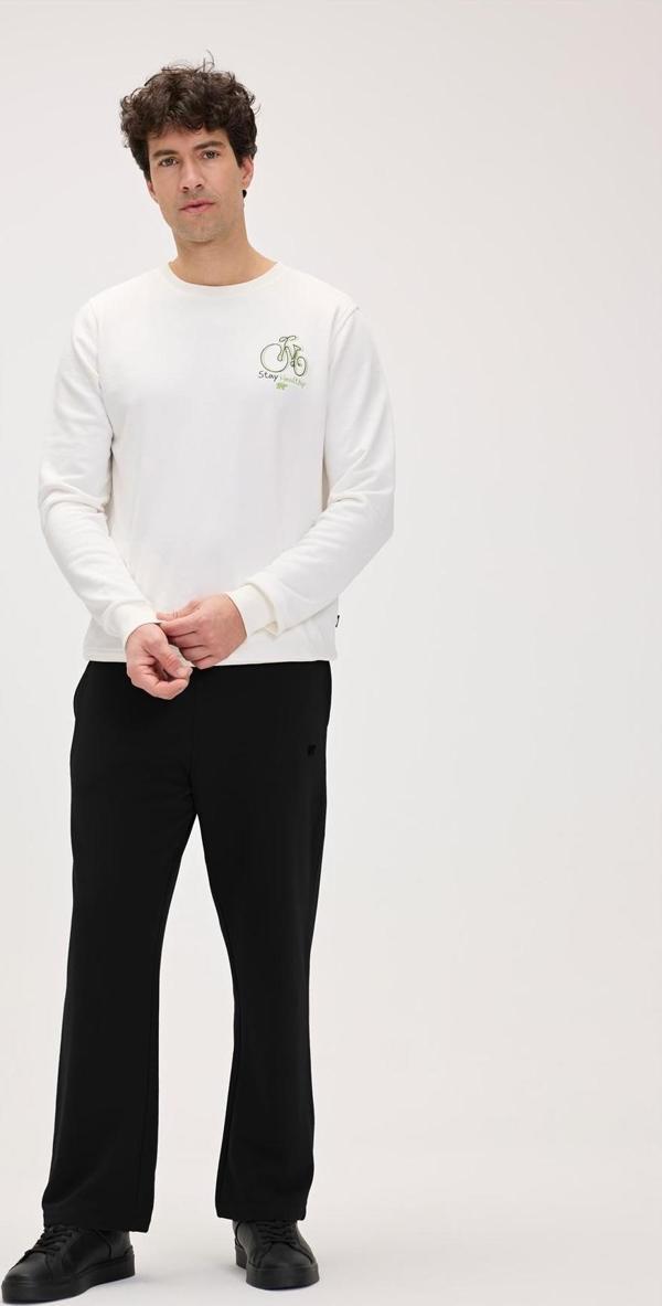 Vargas Siyah Erkek Oversize Eşofman Altı - Image 1